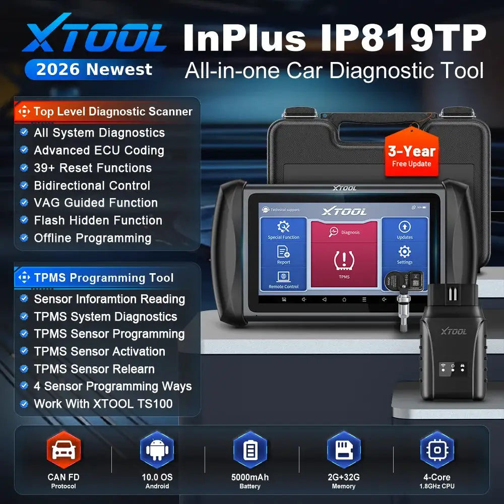 XTOOL TPMS Diagnostics Tools Automotive Scanner with Tire — product view 2