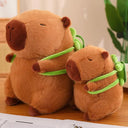 Fluffy Capybara Plush Doll With Tortoise Stuffed Toy Set