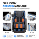 Zero Gravity Full Body Massage Chair - 10 Fixed Rollers, with Heating, Foot Massage, and Touchscreen Controls