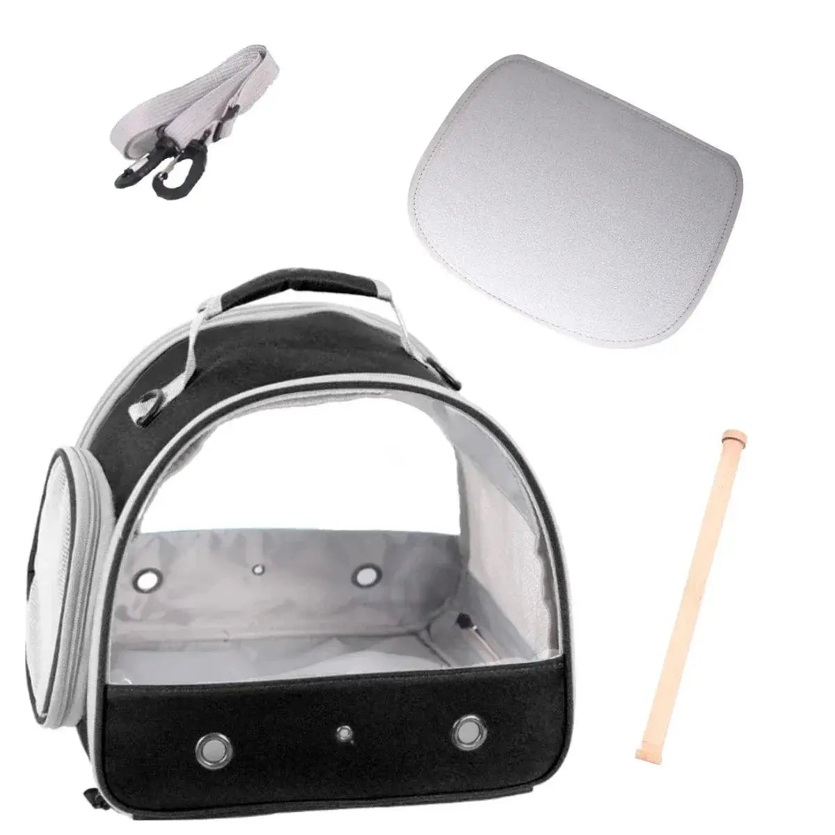 Clear Bird Parrot Transport Carrier Bag Travel With Style