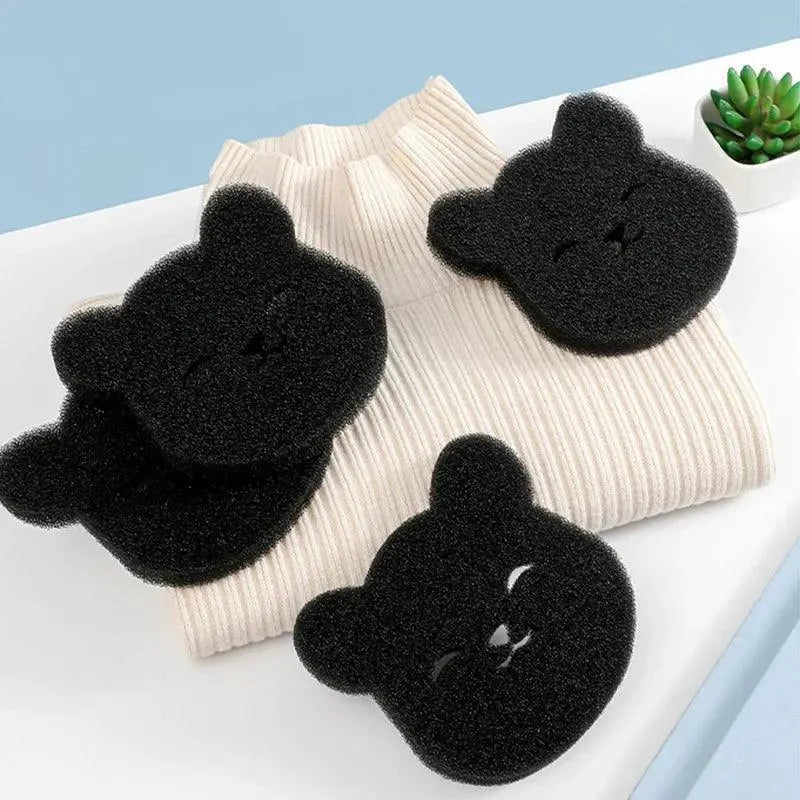 Pet Hair Remover Bear Shape Laundry Ball Cleaning Sponge