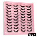 GROINNEYA Vegan 3D Mink Strip Lashes for Natural Looks