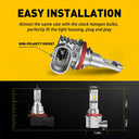 Dual Switchback H8 H11 Led Bulbs