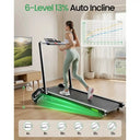 Akluer H1 B Under Desk Treadmill 13 Percent Auto Incline Cardio