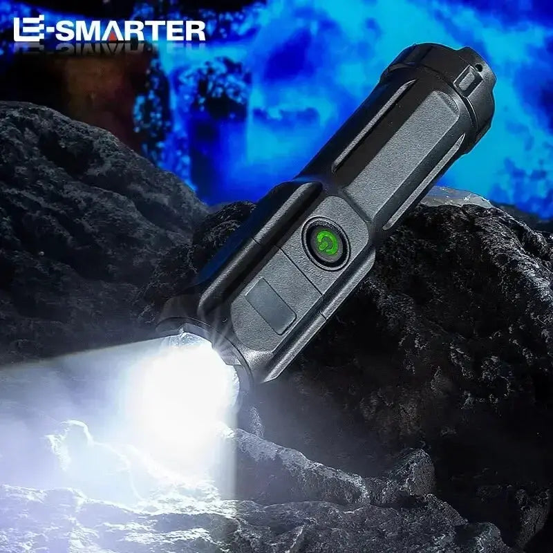 4 Lighting Modes LED Flashlights Telescopic Zoom Torch