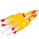 Rubber Chicken Rooster Sound Toy for Dog Child Fun