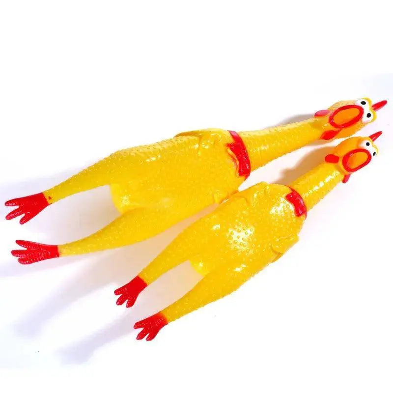Rubber Chicken Rooster Sound Toy For Dogs And Kids