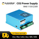 Cloudray 40W CO2 Laser Power Supply M40 115V 230V Compatible