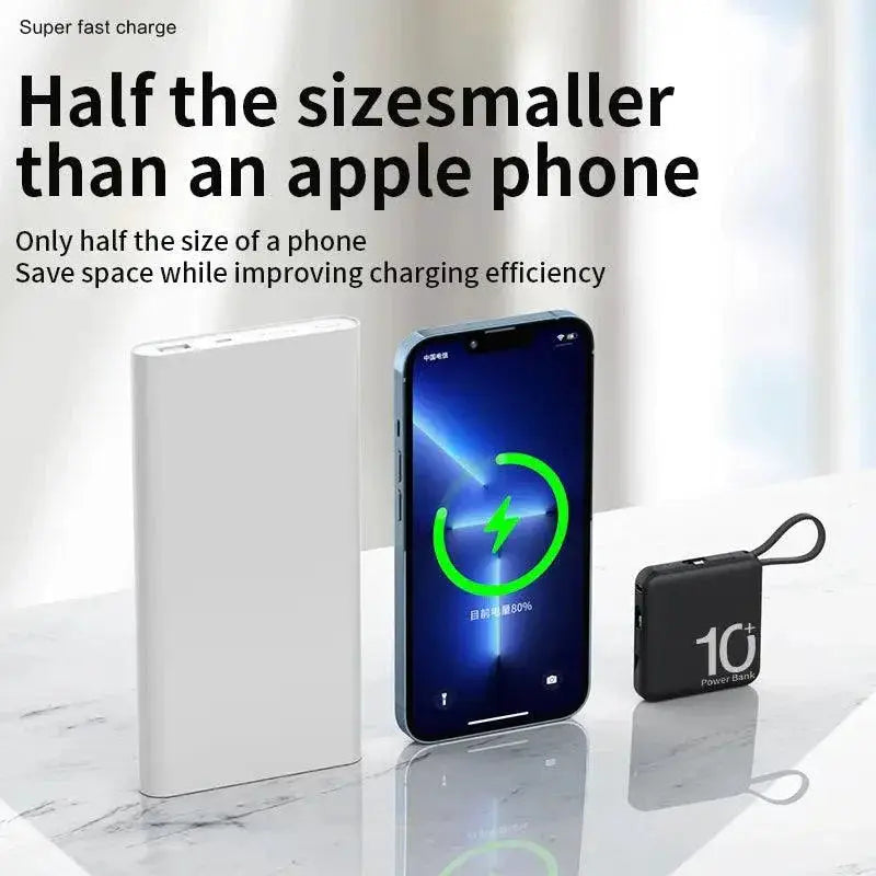 Compact 30000mAh Power Bank for Fast Charging Devices