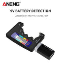 ANENG Universal Battery Tester - LCD Display Tool for Volt Capacity