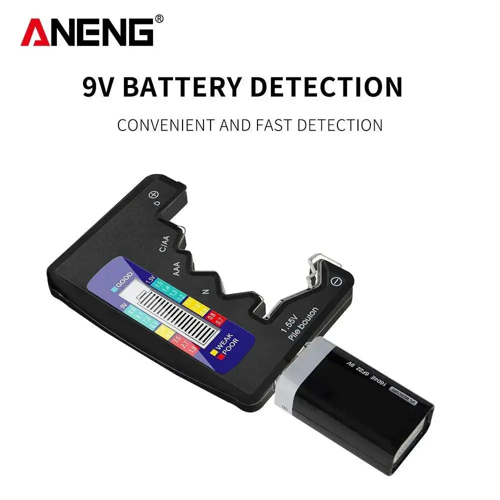 ANENG Universal Battery Tester LCD Display Voltage Capacity