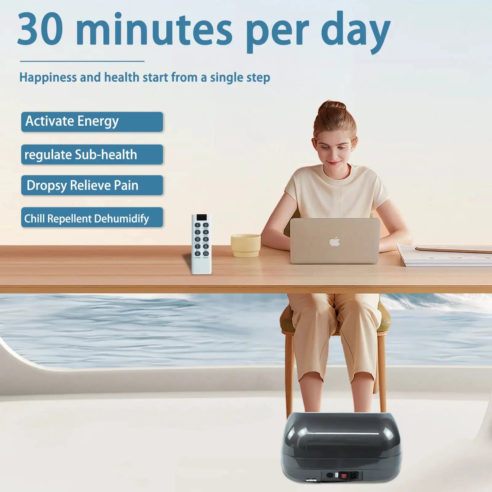 Tera Bio P90 Terahertz Foot And Leg Massager pro Plus+ with Quantum Bioenergy Technology for Relaxation - Newest Device Machine