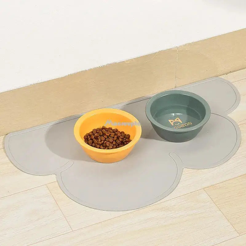 Silicone Pet Food Mat Portable Waterproof Non Slip Pad