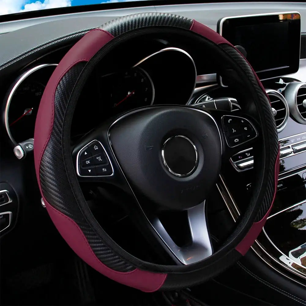 Steering Wheel Cover - Refined Carbon Texture — product view 11