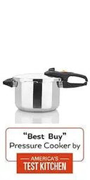 Pressure Cooker Fast Cooking 4.2 Quart Stainless Steel