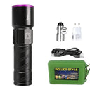Zoomable UV Flashlight - Rechargeable Pet Detector