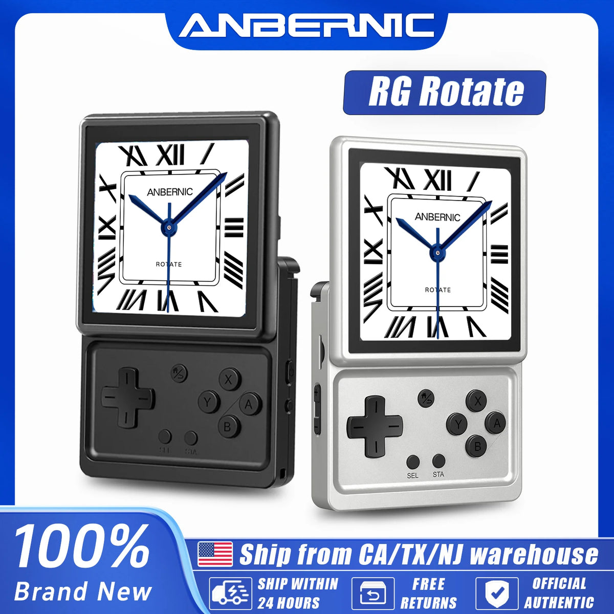 Anbernic RG Rotate Retro Handheld Game Console Android IPS Screen — product view 1