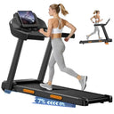 14 Percent Incline Folding Treadmill 3HP Quiet 360 Lb Space Saver