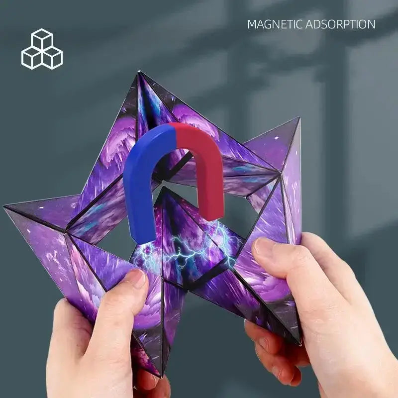 Variety Geometric Magnetic Magic Cube Fidget Toy for Kids - OurLum.com