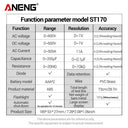 ANENG ST170 Large Screen Clamp Meter
