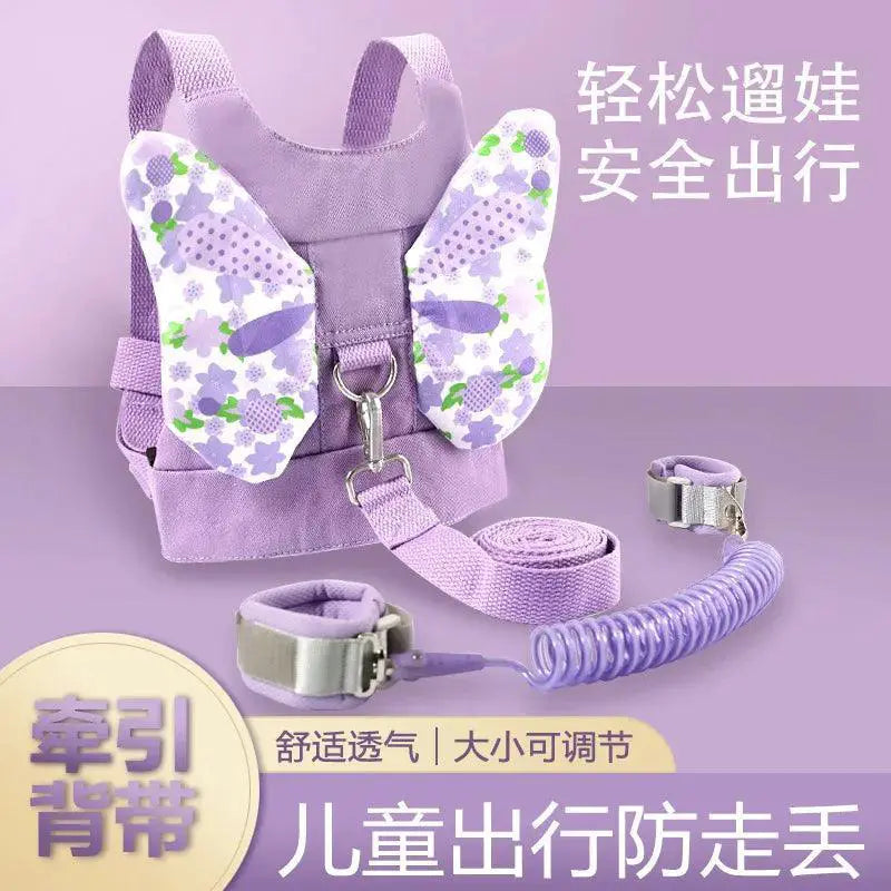 Children Anti Loss Belt With Traction Rope Safety Bracelet