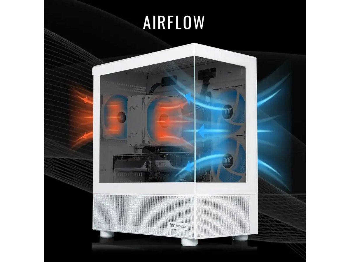 Thermaltake LCGS NE i1470-V170S R4 Gaming Desktop (Intel Core i5-14400F, NVIDIA GeForce RTX 5070, 32GB DDR4 3200Mhz Memory, 1TB NVMe M.2, 850W PSU, Wifi, Window
