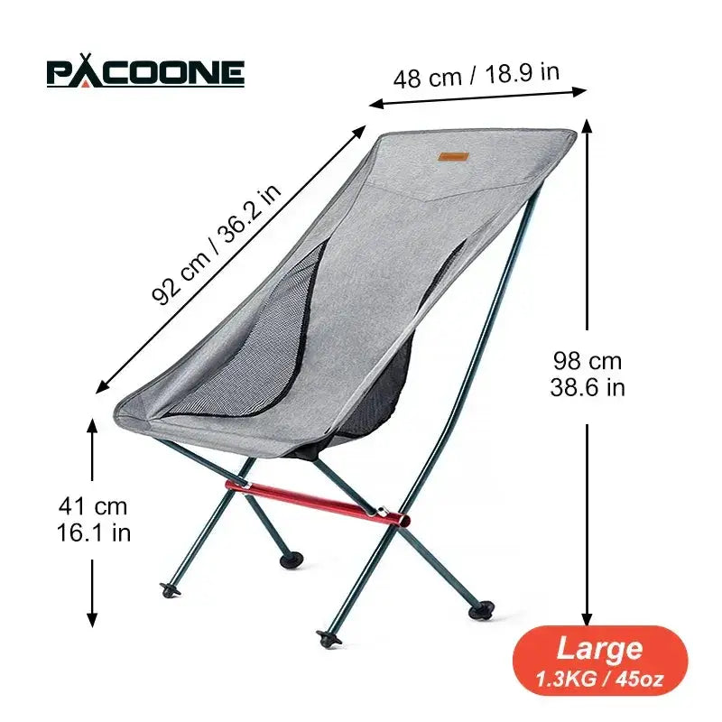 Travel Ultralight Folding Chair Portable Moon Seat Adventure