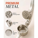 Kitchen Premium Garlic Press Set - Rust Proof Professional Garlic