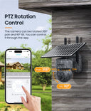 INQMEGA 8MP 4G SIM Card WIFI Solar Camera Outdoor Security