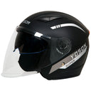 Four seasons double mirror helmet electric car men and women half helmet motorcycle battery car helmet K6