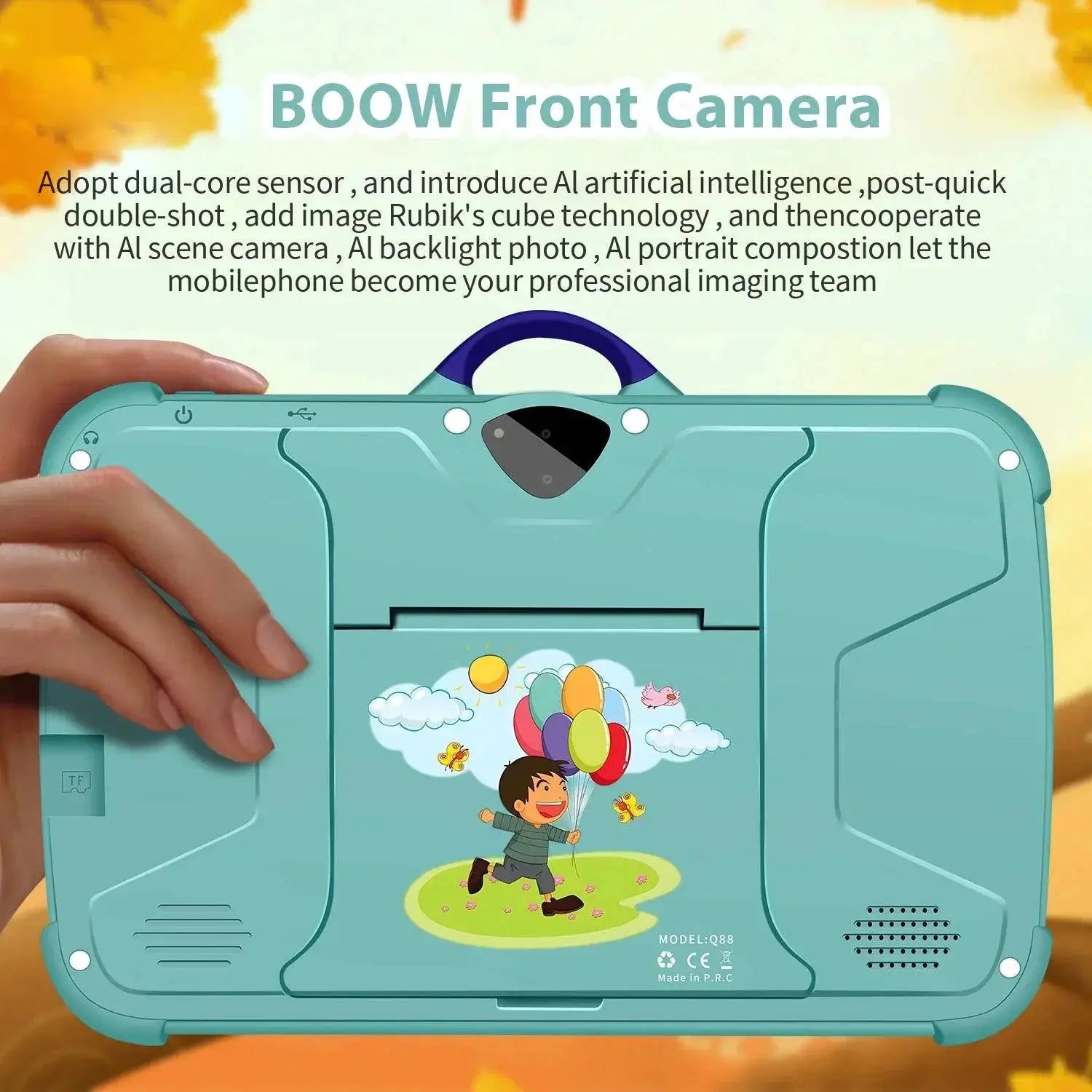 7 Inch Kids Learning Tablet Quad Core 64GB Storage