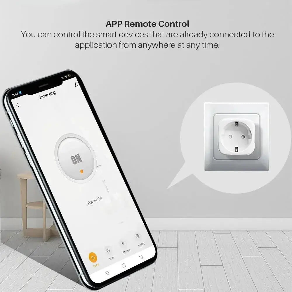 Tuya Zigbee Smart Plug Voice Controlled Energy Saver