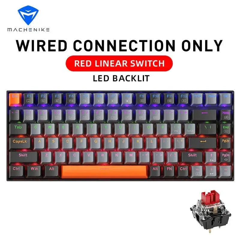 Machenike Mechanical Keyboard Hot Swappable TKL RGB
