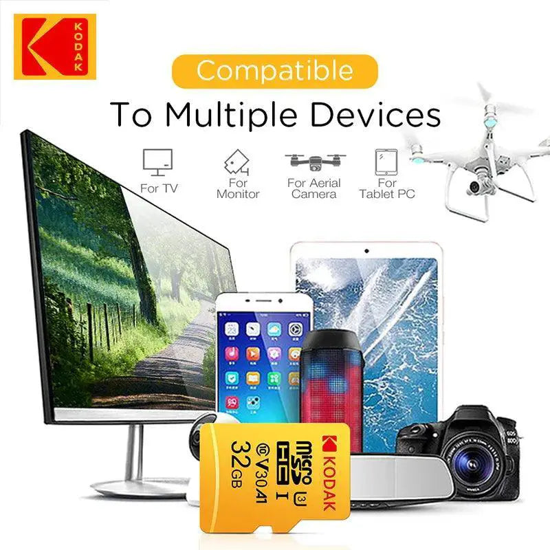 Kodak 256GB High Speed Class 10 Memory Card For 4K