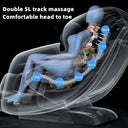 Luxury Shiatsu 4d Massage Chair Foot Spa SL Track Full Body Massage Seat zero Gravity Massage Chair