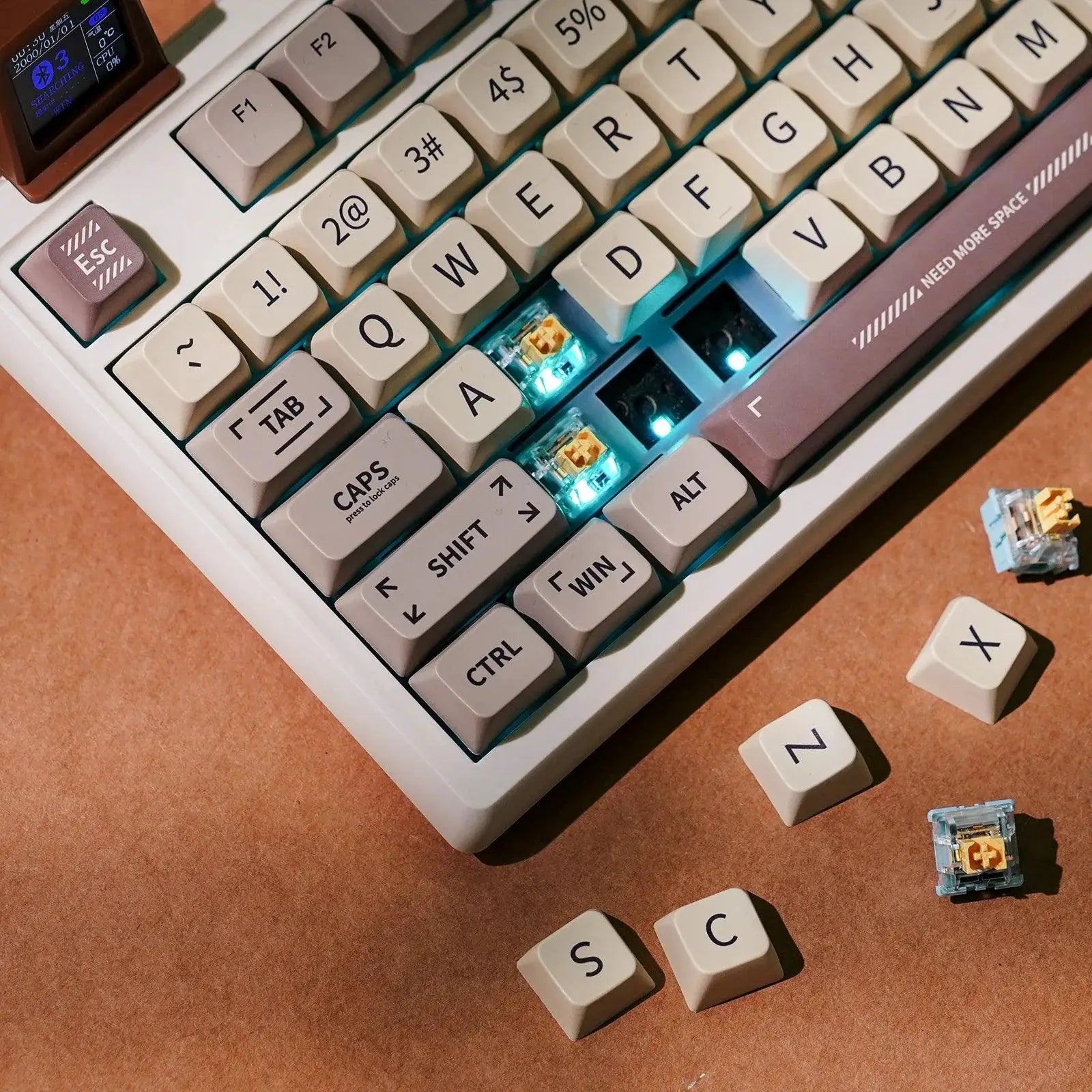 Epomaker RT100 Mini Display Mechanical Keyboard Smart LCD