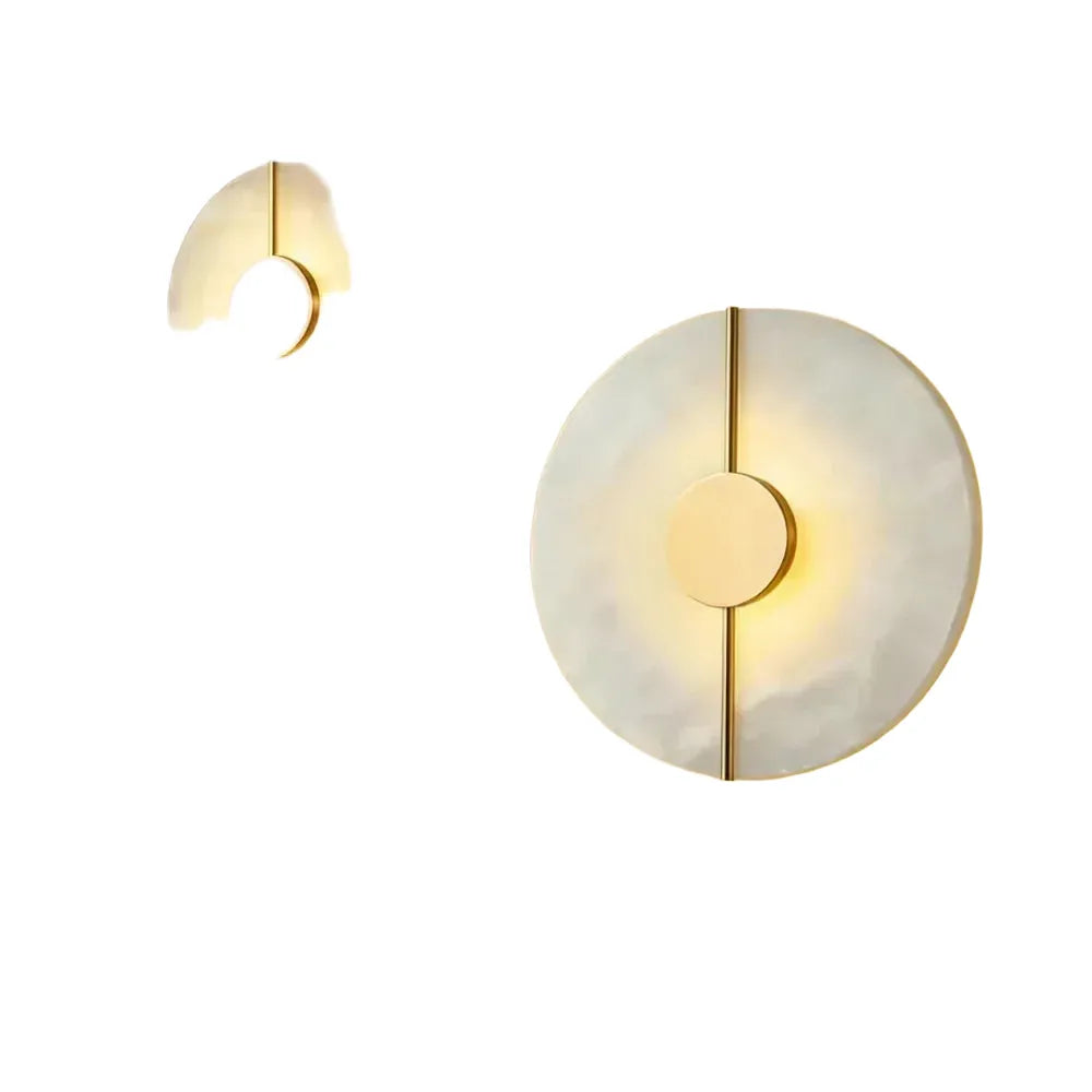 Luxe Alabaster Marble Wall Sconce — product view 1