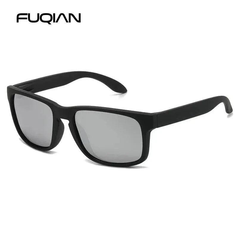 Mens Vintage Square Polarized Sunglasses UV400 Protection