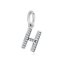 Sterling Silver Charm A-z Letters