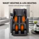 2026 New Zero Gravity Full Body Massage Chair - 10 Fixed Rollers, with Heating, Foot Massage, and Touchscreen Controls