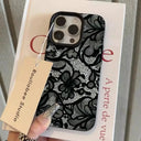 Black Lace Phone Case - Superior Protection