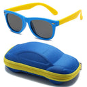 Trendy UV400 Kids Sunglasses for Boys and Girls Durable Silicone Goggles
