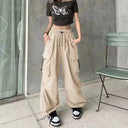 Pants for Women Hip Hop Wide Leg Comfort