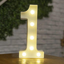 Battery-Operated LED Alphabet Lights for Home and Party Decor