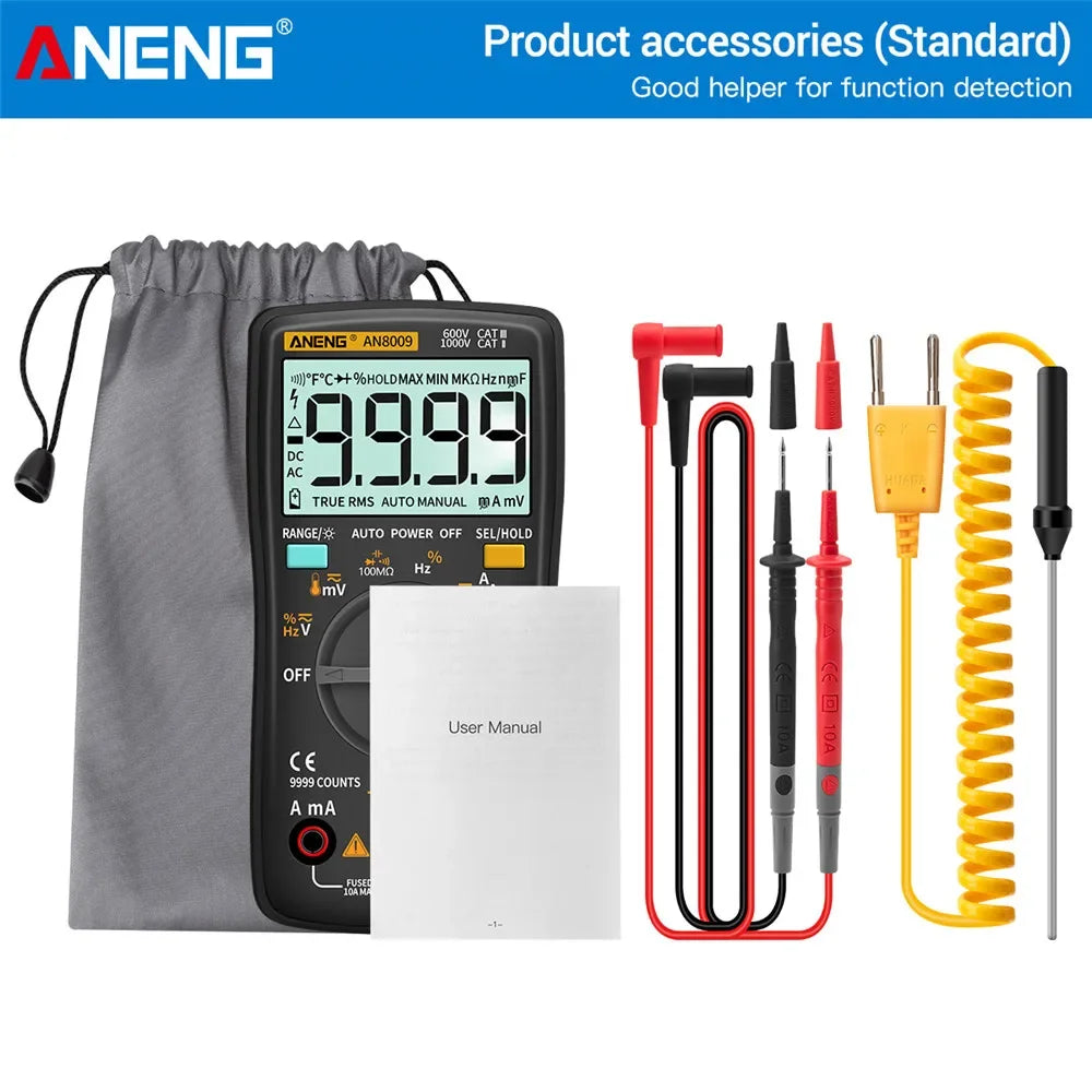 Digital Multimeter Transistor Aneng Testers