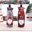 Wine Bottle Covers for Christmas Decor