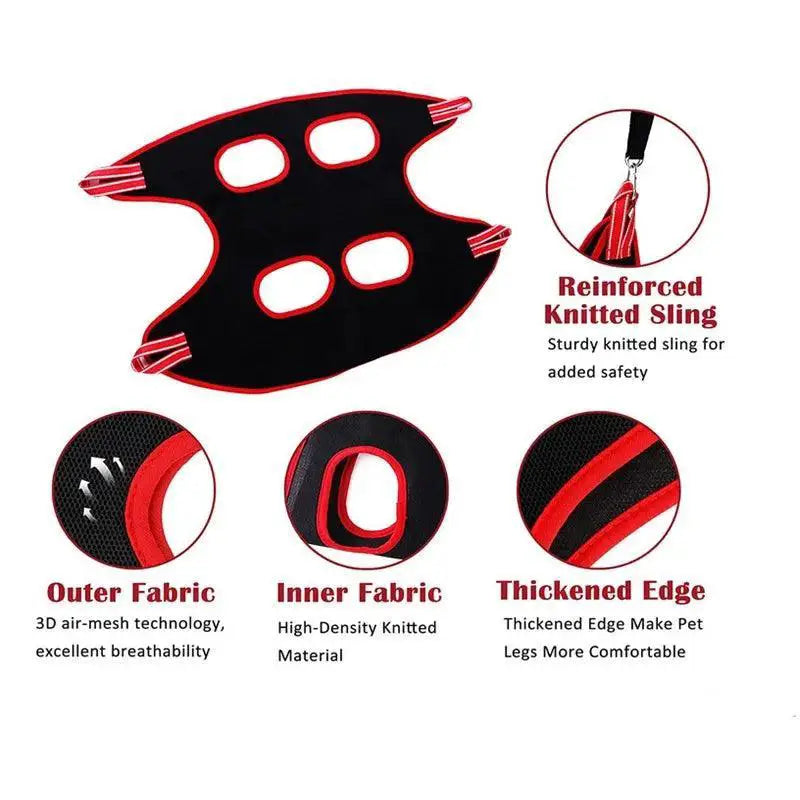 Cat Grooming Hammock Bag Secure Nail Cutting Restraint