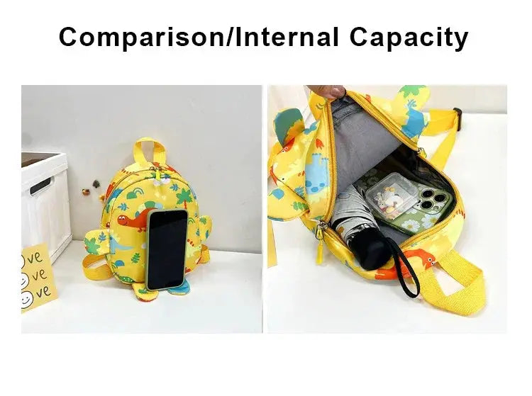 Lightweight Dinosaur Backpack for Kids — product view 10