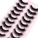 Glamorous Handmade 3D Mink Crisscross Eyelashes 10 Pairs