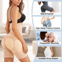 High Waist Padded Butt Lifter Shorts Tummy Control Shapewear